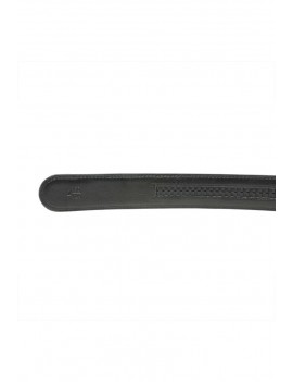 ceinture à boucle automatique homme - Croute de vachette double noir