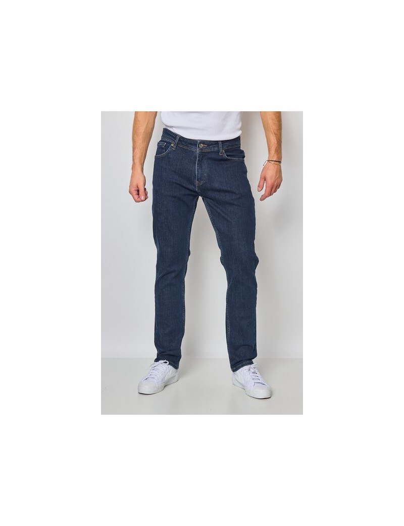 Jeans homme coupe regular couleur bleu foncé