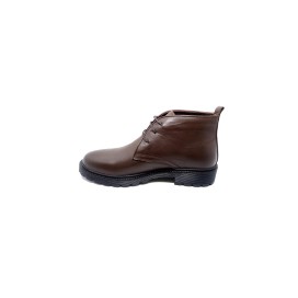 Bottines marron cuir véritable pour homme